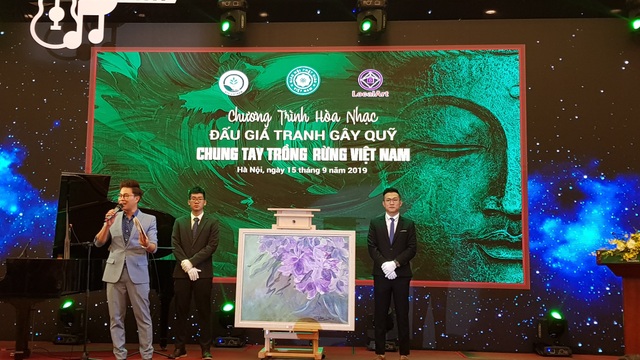 Đấu giá hơn 100 bức tranh ủng hộ quỹ “Chung tay trồng rừng Việt Nam” - Ảnh minh hoạ 3