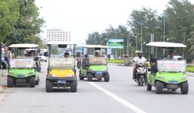 Phát hiện hàng trăm xe điện chở khách “chui” tại khu du lịch Sầm Sơn - 1