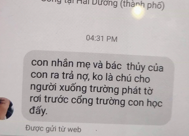 Chị nợ tiền, em bị khủng bố tin nhắn, bêu xấu và đe doạ cả con trẻ - 2 Chị nợ tiền, em bị khủng bố tin nhắn, bêu xấu và đe doạ cả con trẻ - 2