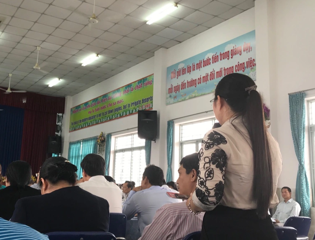 Trường tiên tiến “kẹt” vì học sinh... nợ tiền học! - 1