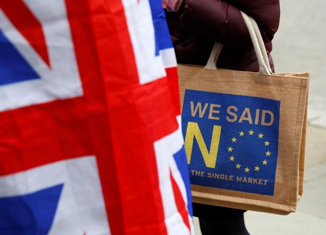 Người Anh xuống đường vì Brexit trước giờ G - Ảnh 18. Người Anh xuống đường vì Brexit trước giờ G - Ảnh 18.