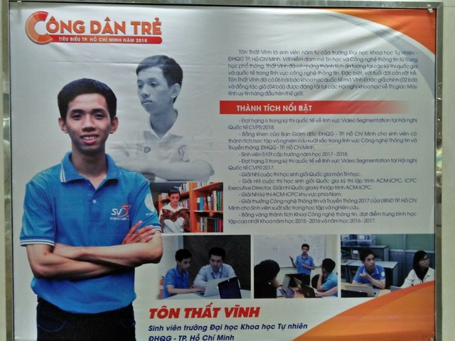 Công dân trẻ tiêu biểu TPHCM: Người sáng tạo, người tiết kiệm hàng tỷ đồng cho ngân sách - 2 Sinh viên Tôn Thất Vĩnh - chàng trai của nhiều nghiên cứu khoa học và các bài báo quốc tế