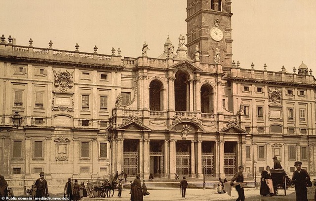 Chiêm ngưỡng vẻ đẹp thế giới cách đây 100 năm - 22
Vương cung Thánh đường Santa Maria Maggiore ở Rome, Ý.