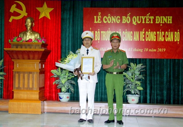 Giám đốc Công an Hải Dương được điều làm Giám đốc Công an Hải Phòng