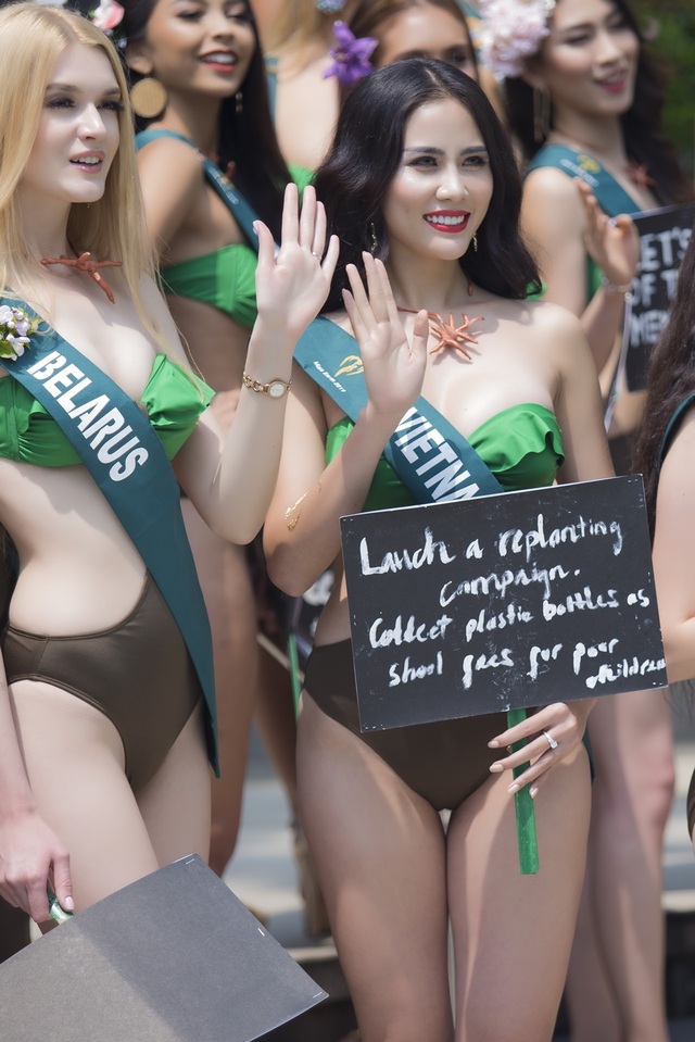 Hoàng Hạnh diện bikini khoe dáng tại Hoa hậu Trái đất 2019 - 4 Hoàng Hạnh diện bikini khoe dáng tại Hoa hậu Trái đất 2019 - 4