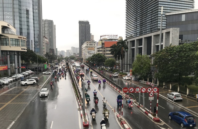 Sau trận mưa lớn, chất lượng không khí Hà Nội vẫn ở mức trung bình - 1 Sau trận mưa lớn, chất lượng không khí Hà Nội vẫn ở mức trung bình - 1