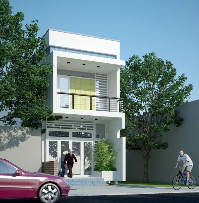 Mẫu nhà phố 2 tầng tuyệt đẹp cho khu đất mặt tiền hẹp - 3 Mẫu nhà phố 2 tầng tuyệt đẹp cho khu đất mặt tiền hẹp - 3