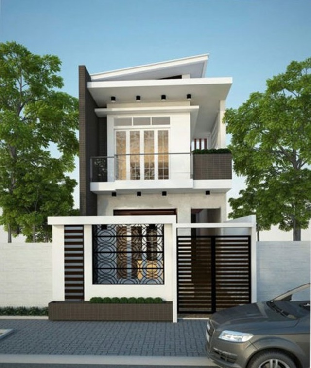 Mẫu nhà phố 2 tầng tuyệt đẹp cho khu đất mặt tiền hẹp - 7 Mẫu nhà phố 2 tầng tuyệt đẹp cho khu đất mặt tiền hẹp - 7