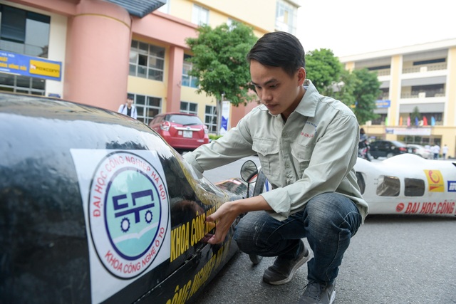 Sinh viên tự chế xe siêu tiết kiệm chạy 1.095 km tốn một lít xăng - 10