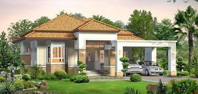Mẫu nhà cấp 4 phong cách châu Âu đẹp như cổ tích - 4 Mẫu nhà cấp 4 phong cách châu Âu đẹp như cổ tích - 4