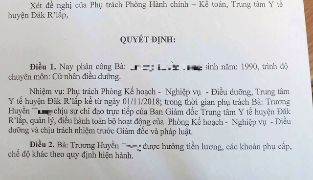 Nữ nhân viên hợp đồng được bổ nhiệm làm lãnh đạo phòng? - 2 Nữ nhân viên hợp đồng được bổ nhiệm làm lãnh đạo phòng? - 2