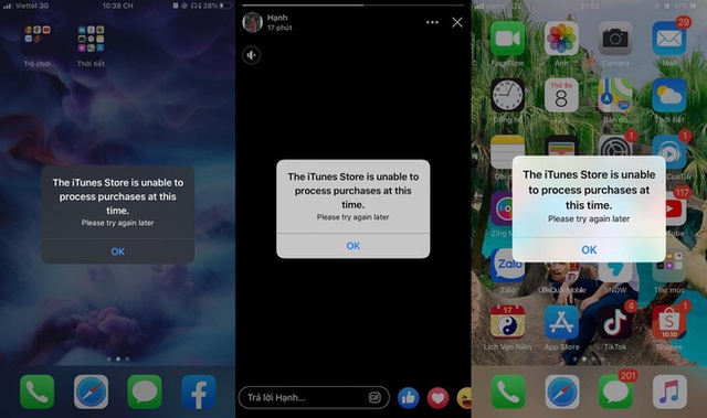 Lỗi xuất hiện thông báo trên iPhone khiến người dùng Việt khó chịu
