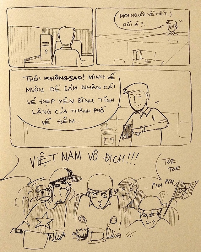 Chùm ảnh chế hài hước của cư dân mạng sau chiến thắng của đội tuyển Việt Nam - 12