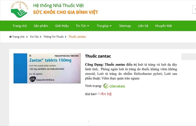 Thuốc chứa chất gây ung thư: Cục yêu cầu thu hồi, nhà thuốc vẫn bán - 2 Thuốc chứa chất gây ung thư: Cục yêu cầu thu hồi, nhà thuốc vẫn bán - 2
