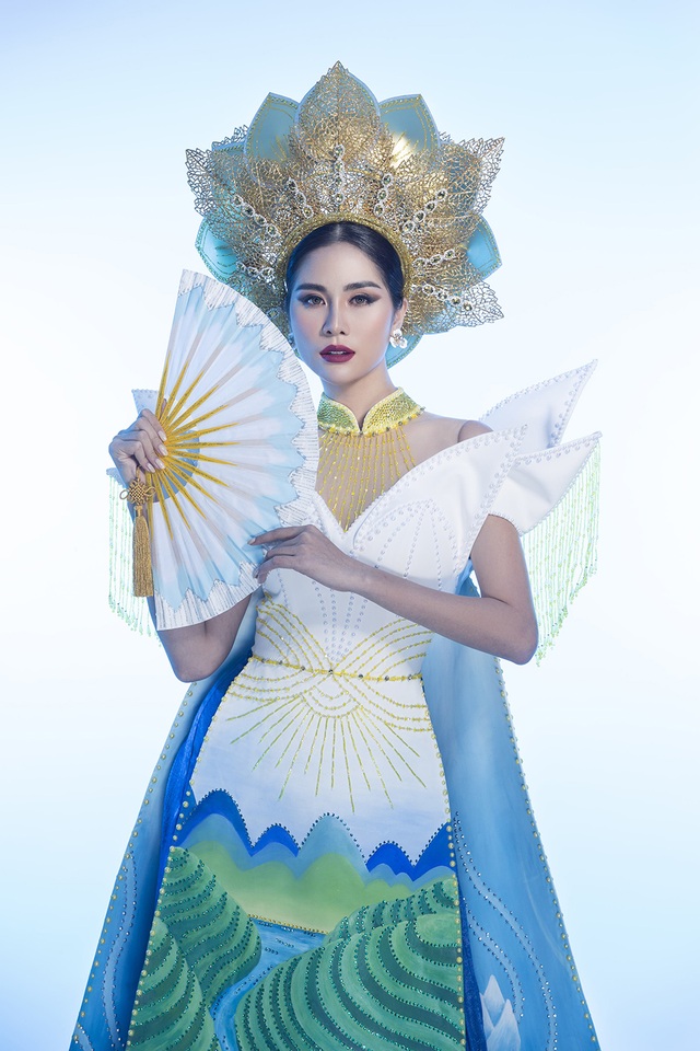 Hoàng Hạnh mang “hồ sen” lên trang phục dân tộc tại Miss Earth 2019 - 5 Hoàng Hạnh mang “hồ sen” lên trang phục dân tộc tại Miss Earth 2019 - 5