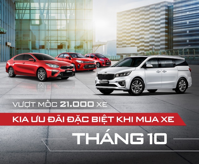 Mua xe Kia tháng 10, khách hàng được ưu đãi đặc biệt - 1