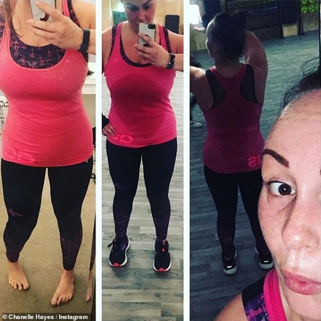 Giảm 20 kg, Chanelle Hayes tự tin diện trang phục gợi cảm - 5 Giảm 20 kg, Chanelle Hayes tự tin diện trang phục gợi cảm - 5