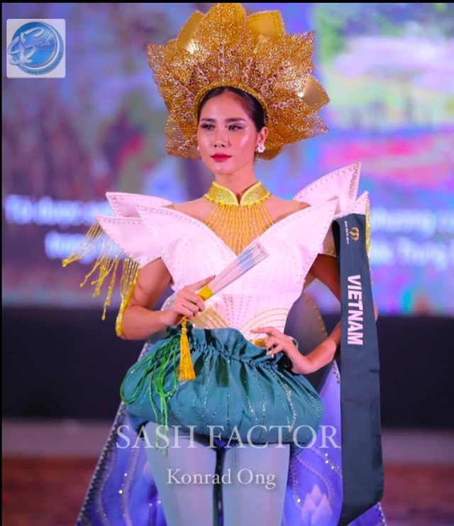 Hoàng Hạnh nhận giải đồng trang phục dân tộc ở Hoa hậu Trái đất 2019 - 1 Hoàng Hạnh nhận giải đồng trang phục dân tộc ở Hoa hậu Trái đất 2019 - 1