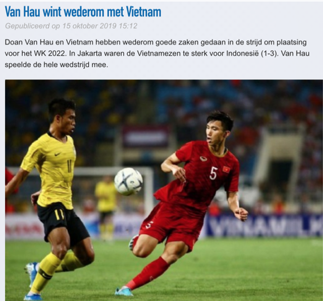 CLB Heerenveen: “Đội tuyển Việt Nam quá mạnh so với Indonesia” - 1 CLB Heerenveen: “Đội tuyển Việt Nam quá mạnh so với Indonesia” - 1