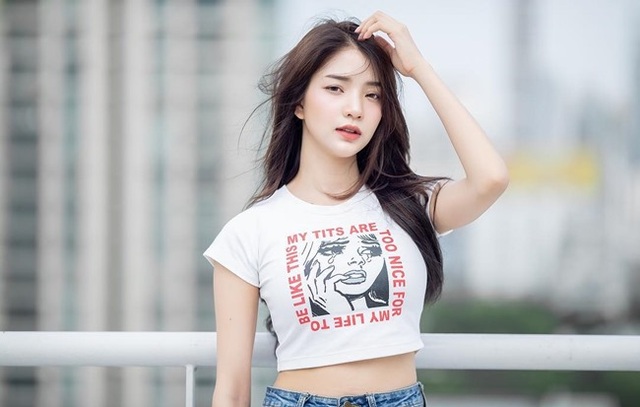 Hot girl Thái Lan quyến rũ hơn khi đổi style không mặc đồng phục - 5 Hot girl Thái Lan quyến rũ hơn khi đổi style không mặc đồng phục - 5