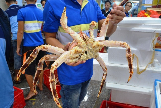 Cua hoàng đế có giá rẻ nhất trong thập kỷ, nhà giàu mua “nườm nượp” - 3 Cua hoàng đế có giá rẻ nhất trong thập kỷ, nhà giàu mua “nườm nượp” - 3