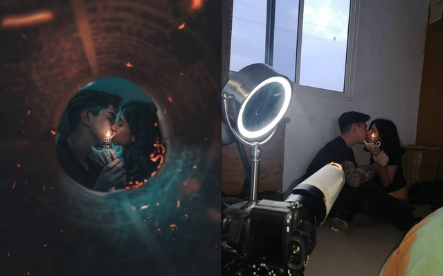 Chết cười với cảnh hậu trường không ai ngờ của những bức ảnh chân dung đẹp mắt - 12 Chết cười với cảnh hậu trường không ai ngờ của những bức ảnh chân dung đẹp mắt - 12