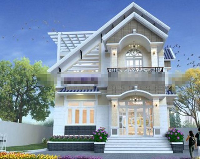 Những mẫu nhà hai tầng 500 triệu đồng hớp hồn vợ chồng trẻ - 2 Những mẫu nhà hai tầng 500 triệu đồng hớp hồn vợ chồng trẻ - 2