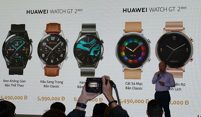 Huawei Watch GT 2 chính thức ra mắt, giá từ 5,5 triệu đồng