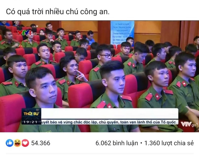 Chỉ 2 giây lên sóng truyền hình, nam sinh ĐH Phòng cháy bỗng nổi rần rần - 1 Chỉ 2 giây lên sóng truyền hình, nam sinh ĐH Phòng cháy bỗng nổi rần rần - 1