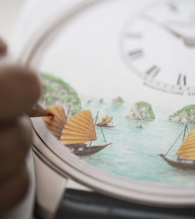Hình ảnh Vịnh Hạ Long xuất hiện trên mặt đồng hồ độc bản Thuỵ Sỹ - 3 Hình ảnh Vịnh Hạ Long xuất hiện trên mặt đồng hồ độc bản Thuỵ Sỹ - 3
