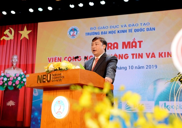 Trường ĐH Kinh tế quốc dân ra mắt Viện Công nghệ thông tin và Kinh tế số - 1 Trường ĐH Kinh tế quốc dân ra mắt Viện Công nghệ thông tin và Kinh tế số - 1