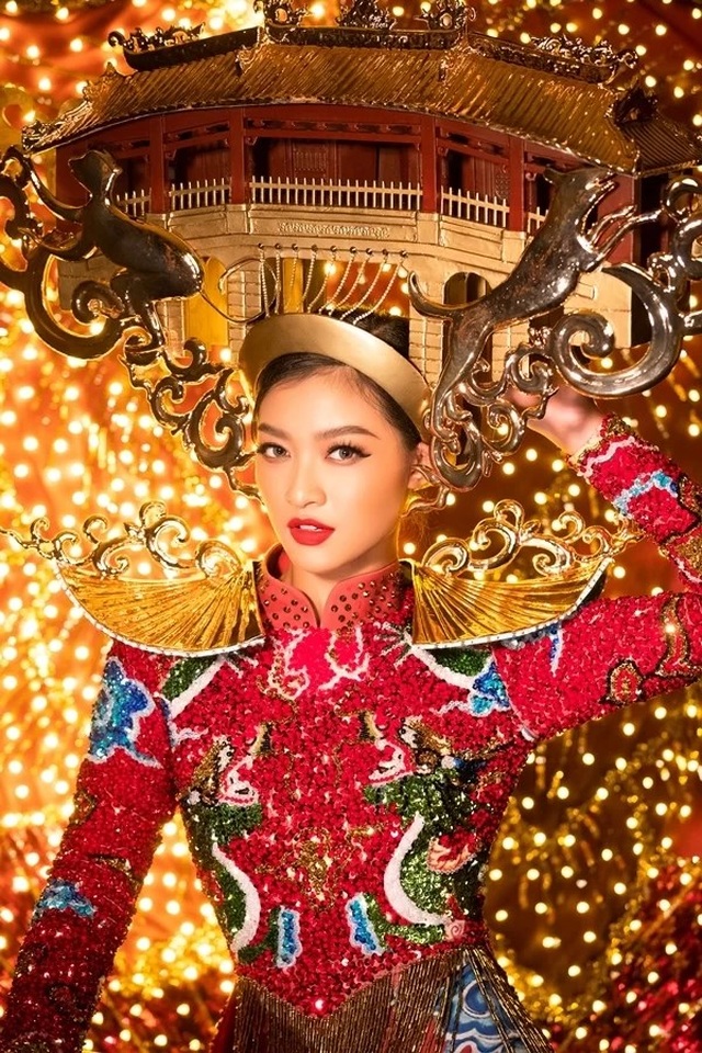 Việt Nam lọt top 20 bộ trang phục dân tộc đẹp nhất Hoa hậu hoà bình quốc tế 2019 - 2 Việt Nam lọt top 20 bộ trang phục dân tộc đẹp nhất Hoa hậu hoà bình quốc tế 2019 - 2