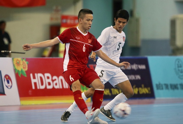 Thắng Myanmar 7-3, đội tuyển futsal Việt Nam giành vé dự giải châu Á - 5 Thắng Myanmar 7-3, đội tuyển futsal Việt Nam giành vé dự giải châu Á - 5