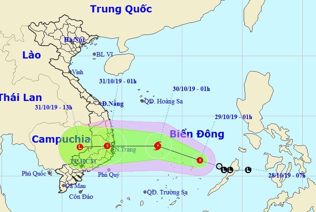 Áp thấp nhiệt đới di chuyển nhanh trên biển, khả năng mạnh thành bão