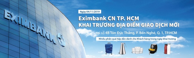Eximbank Chi nhánh TP. HCM khai trương địa điểm giao dịch mới với nhiều phần quà hấp dẫn - 1