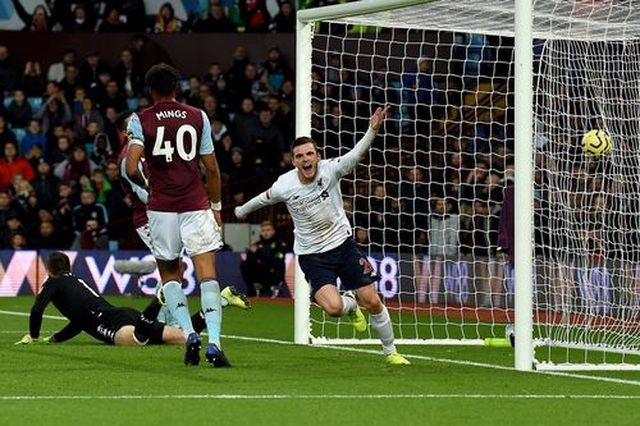 Aston Villa 1-2 Liverpool: Cú lội ngược dòng bất ngờ