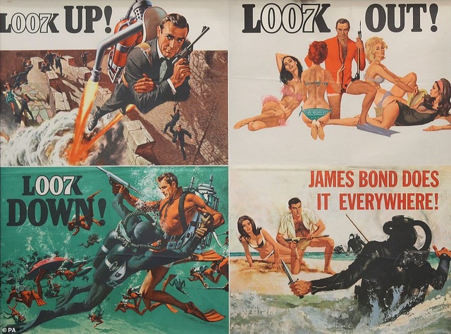 500 bức poster phim “Điệp viên 007” có giá 7,5 tỷ đồng