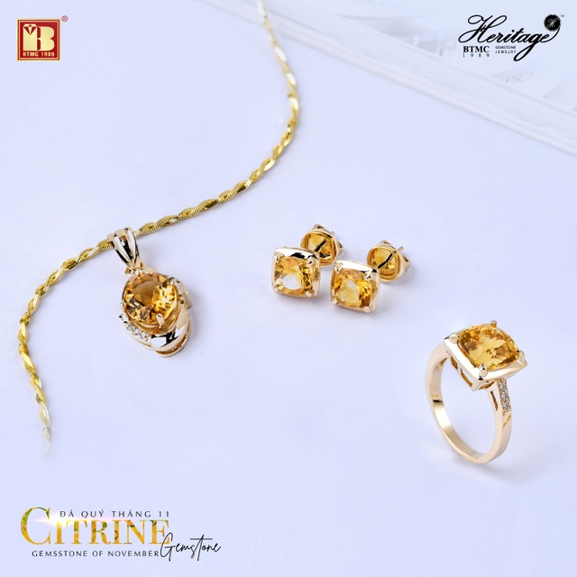 Tháng 11 đeo trang sức gắn đá Citrine sắc vàng, ngập tràn may mắn - 3