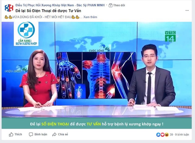 Cảnh báo lợi dụng hình ảnh người bệnh quảng cáo sản phẩm xương khớp - 5 Cảnh báo lợi dụng hình ảnh người bệnh quảng cáo sản phẩm xương khớp - 5