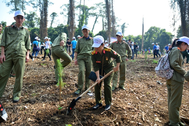 Hàng nghìn người trồng 2.000 cây Thông Mã Vĩ trên đồi cây “Dâng Bác - Ơn Thầy” - 11 Hàng nghìn người trồng 2.000 cây Thông Mã Vĩ trên đồi cây “Dâng Bác - Ơn Thầy” - 11