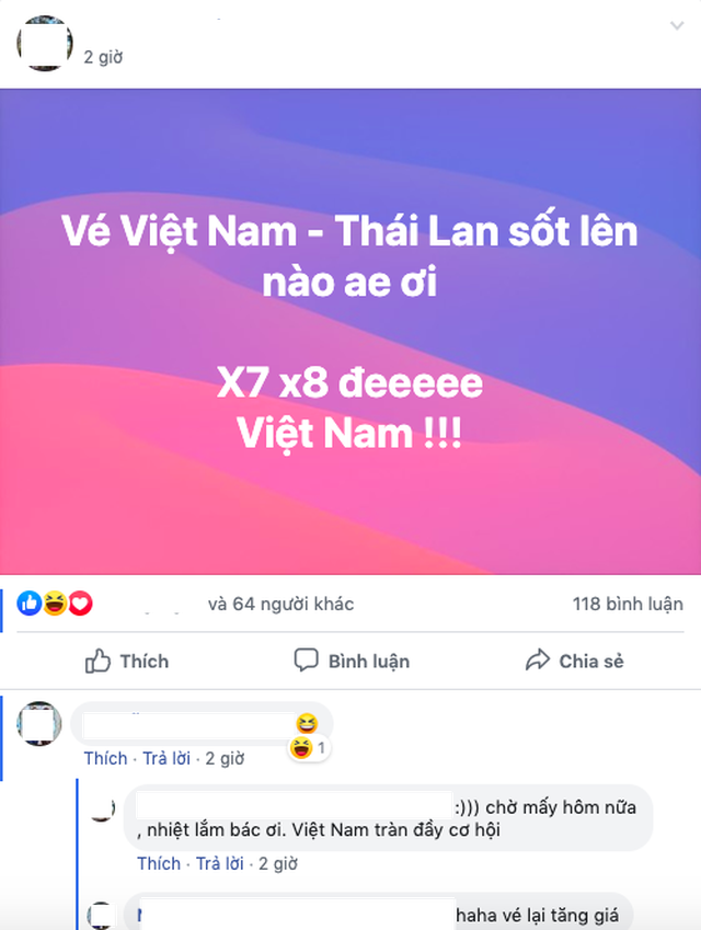 Vừa thắng UAE, dân phe đẩy giá trận gặp Thái Lan lên gấp 6 - 7 lần - 1 Vừa thắng UAE, dân phe đẩy giá trận gặp Thái Lan lên gấp 6 - 7 lần - 1