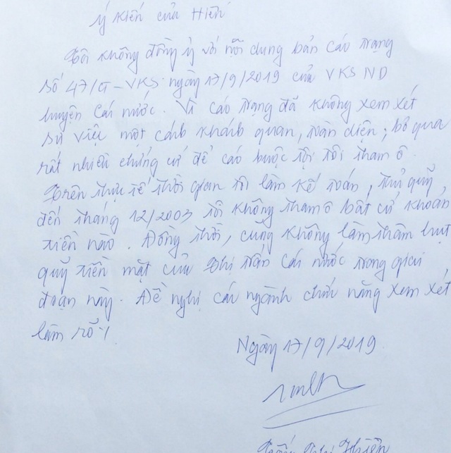 Tòa sơ thẩm tuyên án tù, nguyên kế toán ủy ban thị trấn tiếp tục kháng cáo kêu oan - 7 Tòa sơ thẩm tuyên án tù, nguyên kế toán ủy ban thị trấn tiếp tục kháng cáo kêu oan - 7