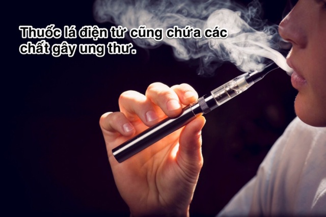 Thuốc lá điện tử cũng gây ung thư, không an toàn như quảng cáo - 1 Thuốc lá điện tử cũng gây ung thư, không an toàn như quảng cáo - 1