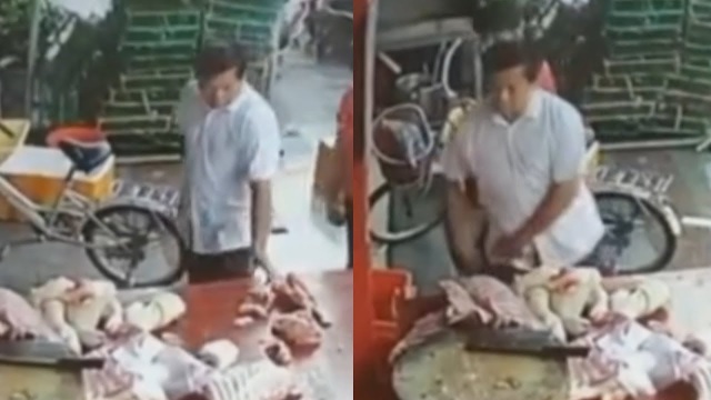 Khó tin: Người dân Trung Quốc ăn cắp cả thịt lợn khi đi chợ - 1 Khó tin: Người dân Trung Quốc ăn cắp cả thịt lợn khi đi chợ - 1