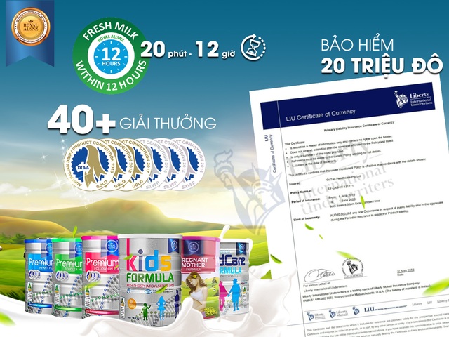 Sữa Hoàng Gia Úc với truyền thống 160 năm đã chính thức có mặt tại Việt Nam - 2 Sữa Hoàng Gia Úc với truyền thống 160 năm đã chính thức có mặt tại Việt Nam - 2