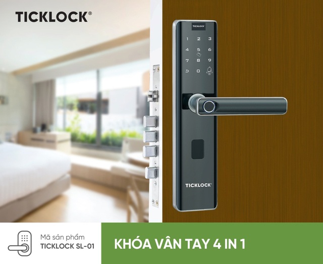 Khoá điện tử TickLock – Giải pháp an toàn dành cho mọi nhà - 1 Khoá điện tử TickLock – Giải pháp an toàn dành cho mọi nhà - 1
