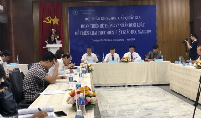 “Luật Giáo dục rất hay nhưng sẽ khó khăn khi triển khai?” - 3 “Luật Giáo dục rất hay nhưng sẽ khó khăn khi triển khai?” - 3