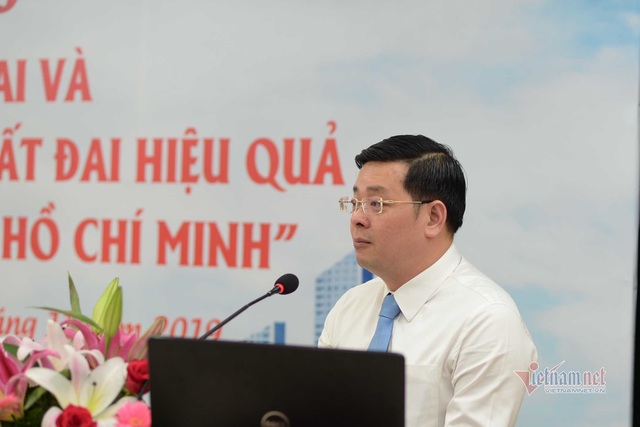 Theo Giám đốc Sở TN-MT TP.HCM Nguyễn Toàn Thắng, trong năm 2019 TP chỉ phê duyệt được 5 dự án nhà ở. Ảnh: Hồ Văn