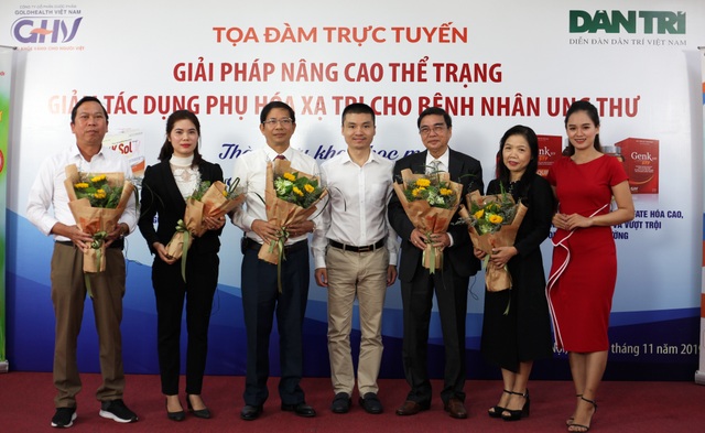 Tọa đàm trực tuyến: Giải pháp nâng cao thể trạng, giảm tác dụng phụ của hóa xạ trị cho bệnh nhân ung thư - 1 Tọa đàm trực tuyến: Giải pháp nâng cao thể trạng, giảm tác dụng phụ của hóa xạ trị cho bệnh nhân ung thư - 1