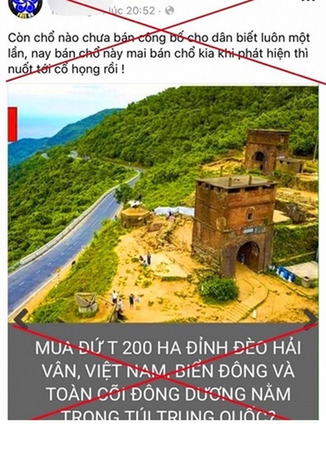 Thông tin bán 200ha đất trên núi Hải Vân cho người Trung Quốc là sai sự thật - 1